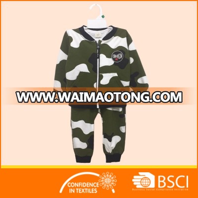 winter wholesale cool army design baby boy clothes clothing sets