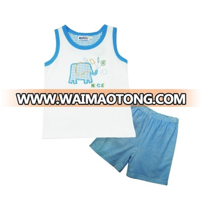 Wholesale Infant Baby Vest T Shirt & Short Clothes Set