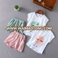 Korean style round collar short-sleeved baby layette sets